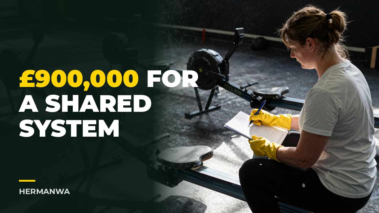 £900,000 for a shared system. Hyrox was the visible version.