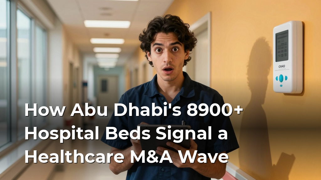 How Abu Dhabi's 8900+ Hospital Beds Signal a Healthcare M&A Wave