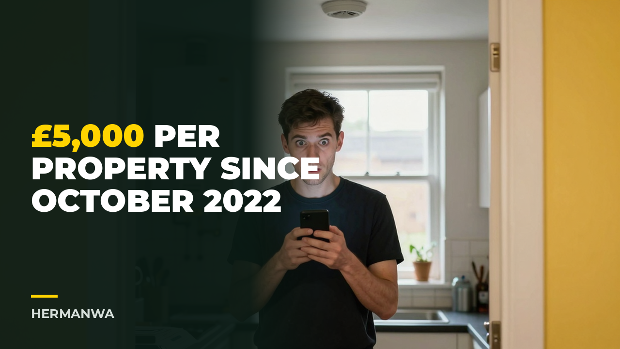 Since October 2022, Your Acquisition Target Owes £5,000 Per Property if Smoke and CO Alarms Aren't Installed