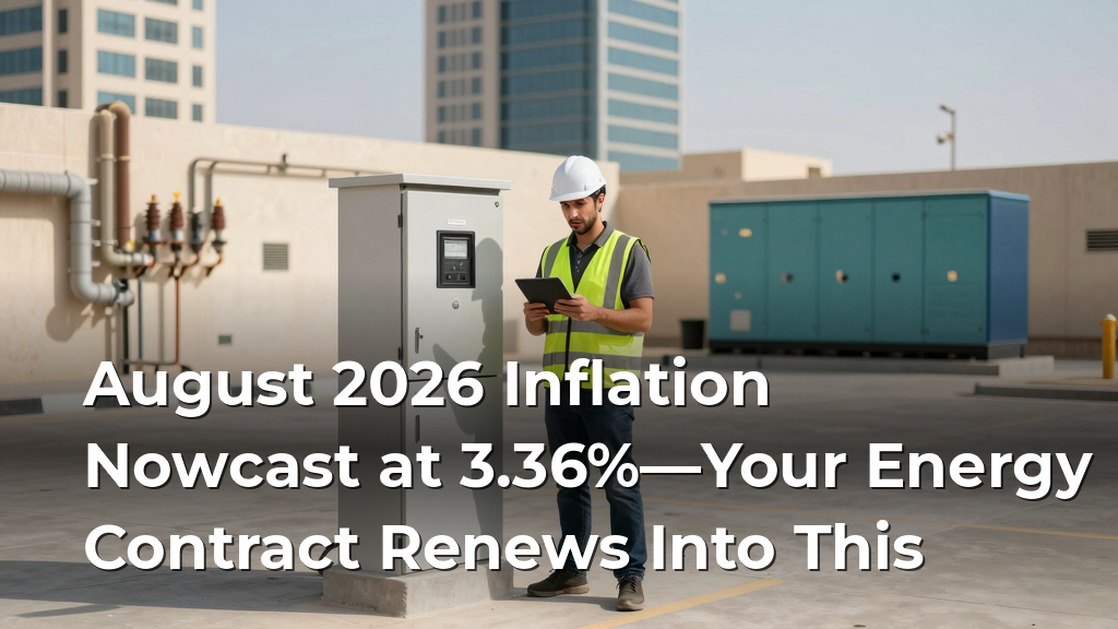 August 2026 Inflation Nowcast at 3.36%—Your Energy Contract Renews Into This