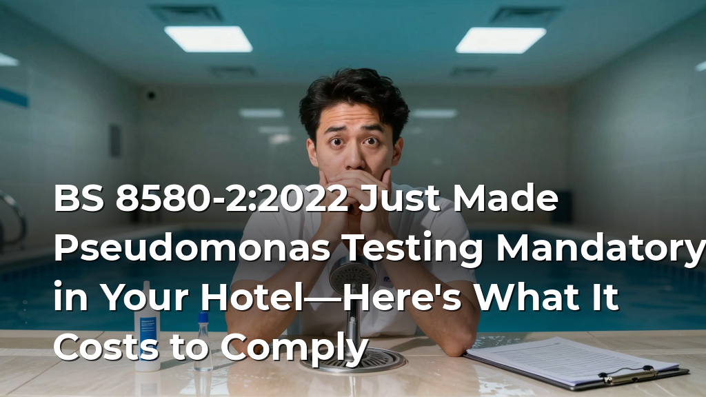 BS 8580-2:2022 Just Made Pseudomonas Testing Mandatory in Your Hotel—Here's What It Costs to Comply