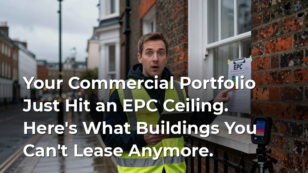Your Commercial Portfolio Just Hit an EPC Ceiling. Here's What Buildings You Can't Lease Anymore.