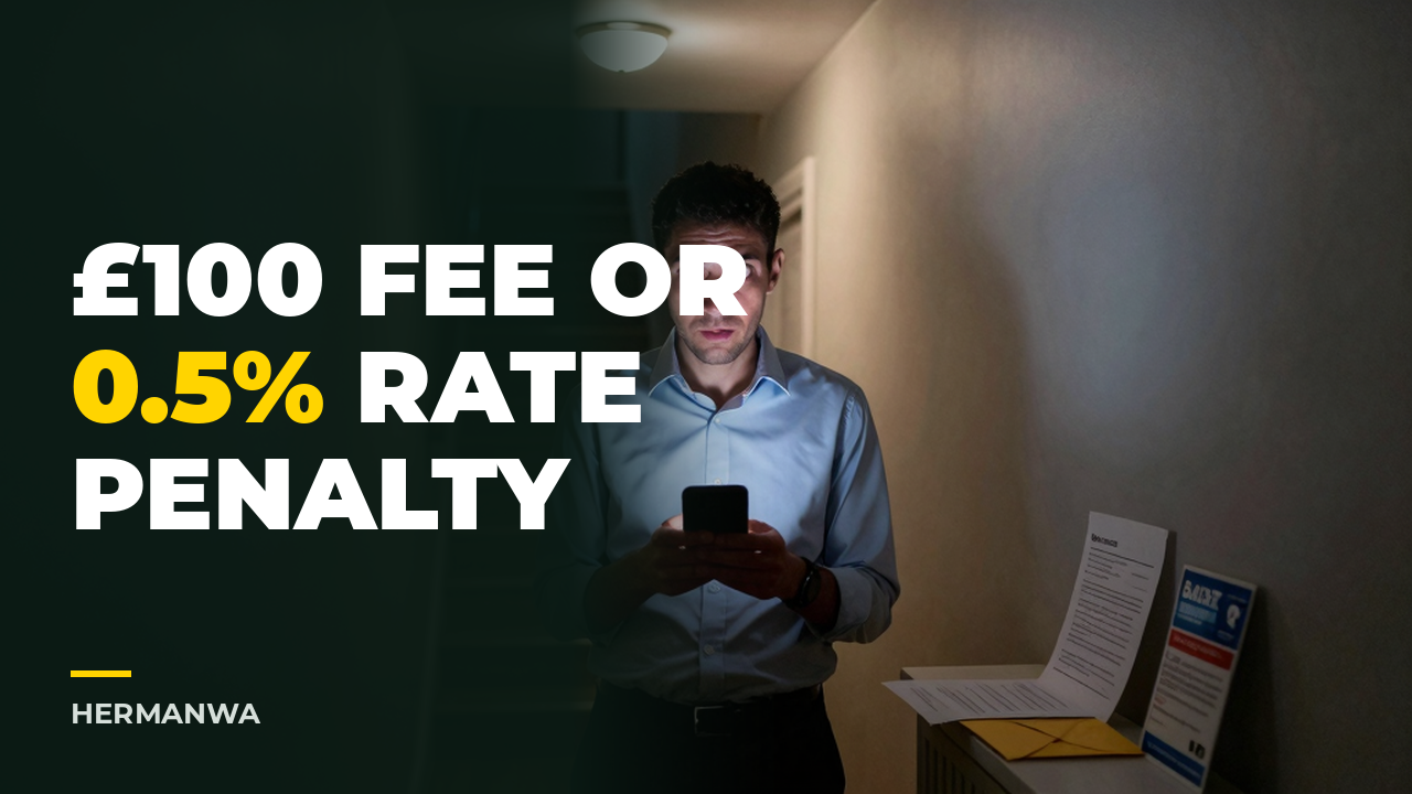 £100 Consent Fee or 0.5% Rate Penalty — Why Accidental Landlords Get Caught