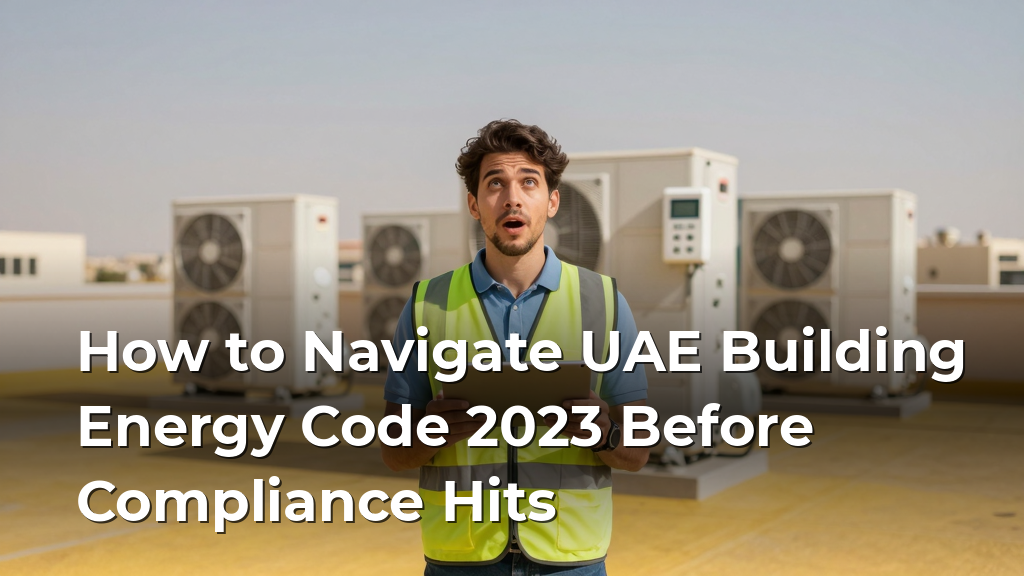 How to Navigate UAE Building Energy Code 2023 Before Compliance Hits