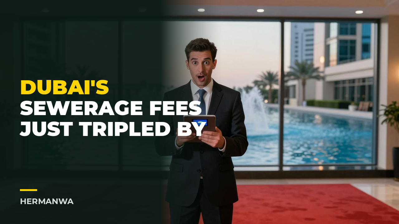 Dubai's Sewerage Fees Just Tripled by 2027. Your 200-Room Hotel Will Pay AED 45K Extra Annually.