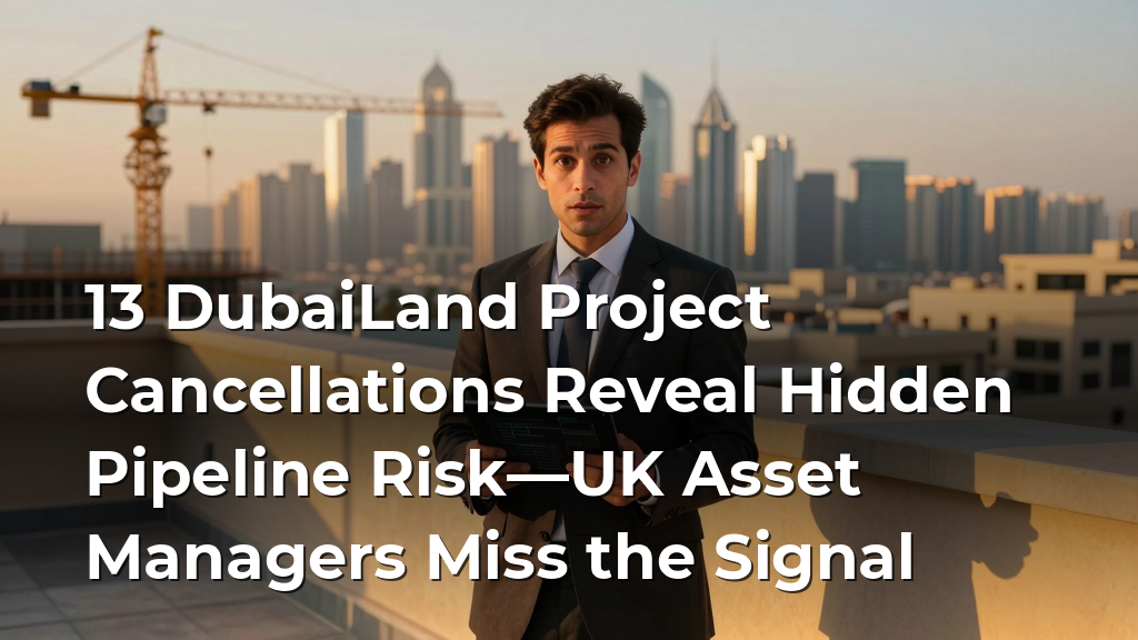 13 DubaiLand Project Cancellations Reveal Hidden Pipeline Risk—UK Asset Managers Miss the Signal