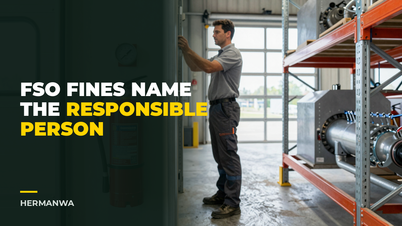Fire extinguisher placement: the FSO duty that fines directors