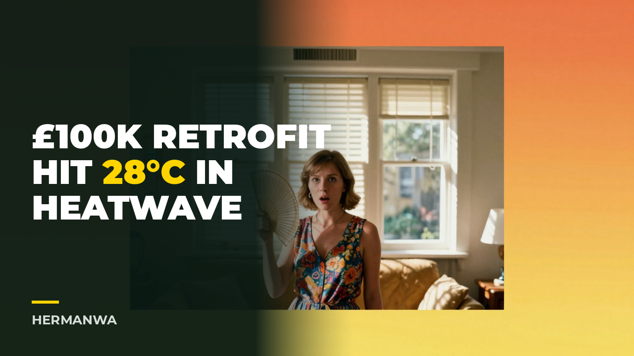 £100K London Retrofit, 70% Energy Savings, Still Failed at 28°C — What Your Heat Pump Won't Tell You