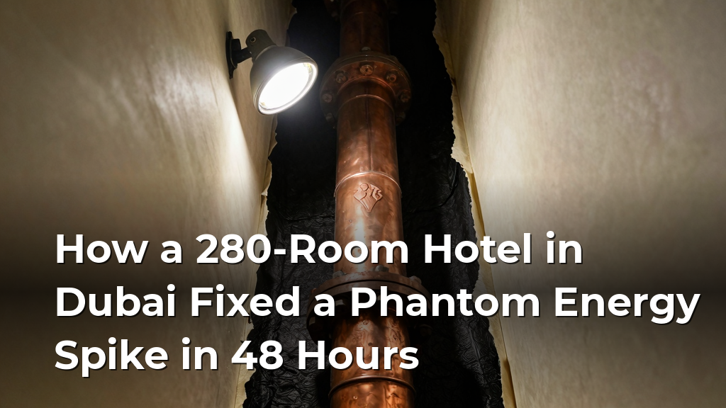 How a 280-Room Hotel in Dubai Fixed a Phantom Energy Spike in 48 Hours