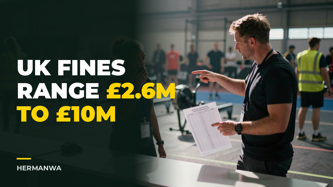 Hyrox paid in apologies. The UK fine range is £2.6m to £10m.