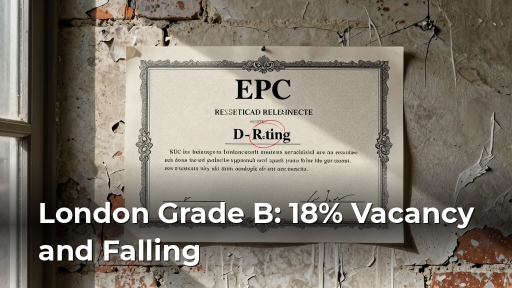 London Grade B: 18% Vacancy and Falling