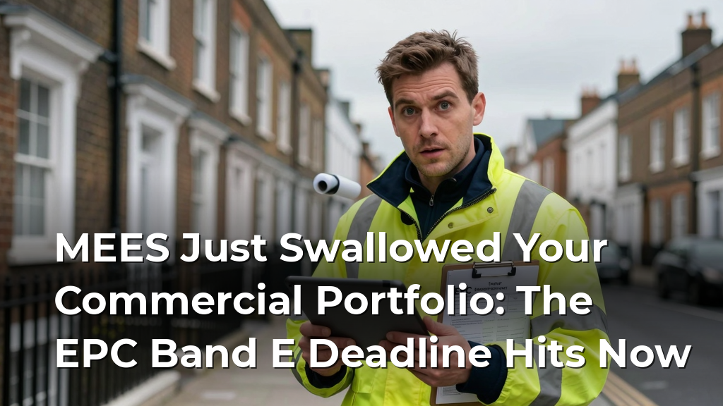MEES Just Swallowed Your Commercial Portfolio: The EPC Band E Deadline Hits Now