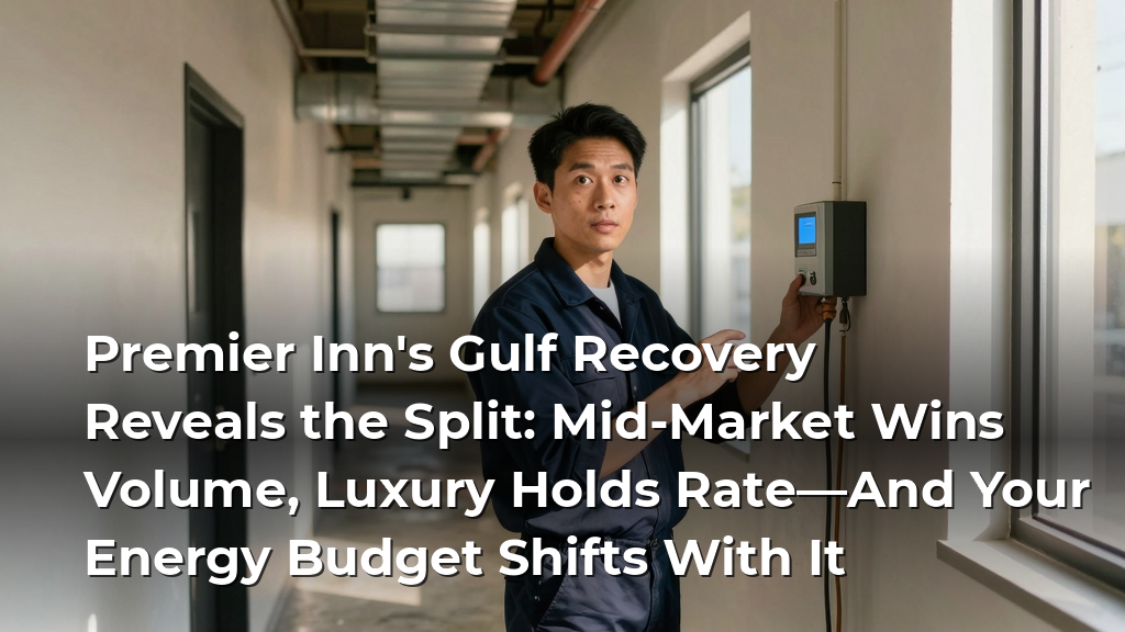 Premier Inn's Gulf Recovery Reveals the Split: Mid-Market Wins Volume, Luxury Holds Rate—And Your Energy Budget Shifts With It