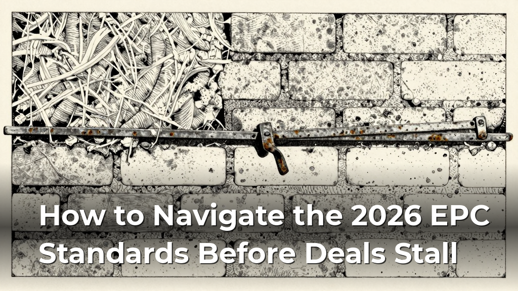 How to Navigate the 2026 EPC Standards Before Deals Stall