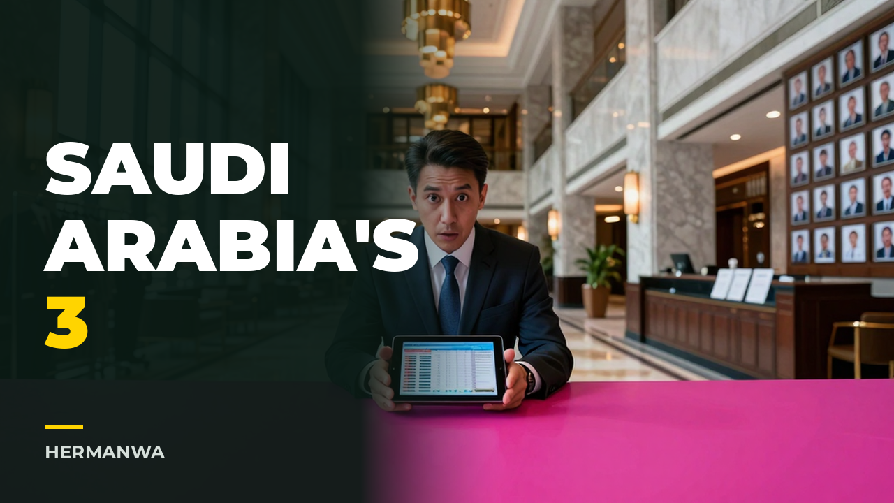 Saudi Arabia's 3-Per-Room Staffing Mandate: A 300-Room Hotel Just Hired 900 People