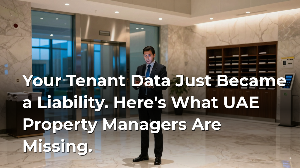 Your Tenant Data Just Became a Liability. Here's What UAE Property Managers Are Missing.