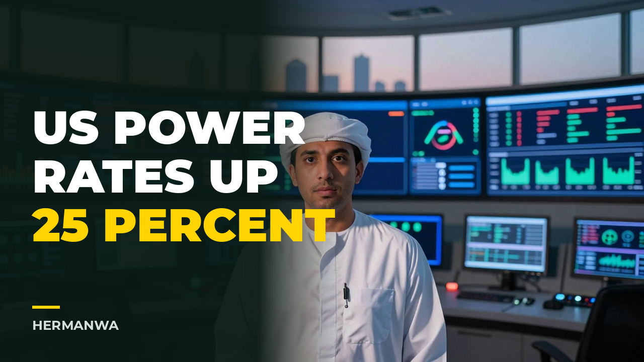 US Power Costs Rose 25% in Four Years. Your GCC Building's Energy Bill Is Next.