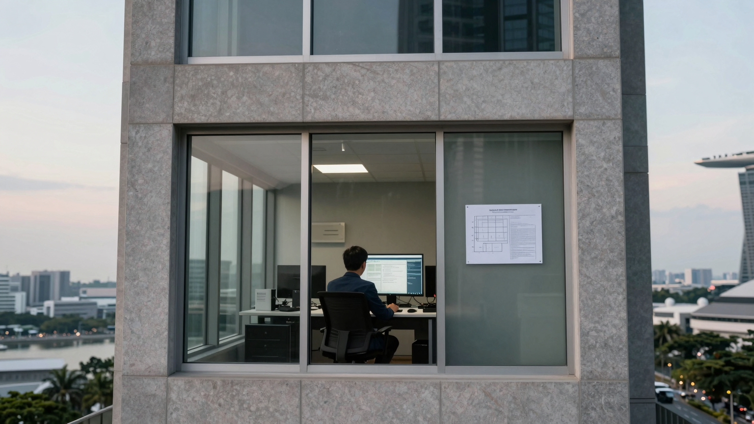 Your facade clock does not pause for a busy quarter